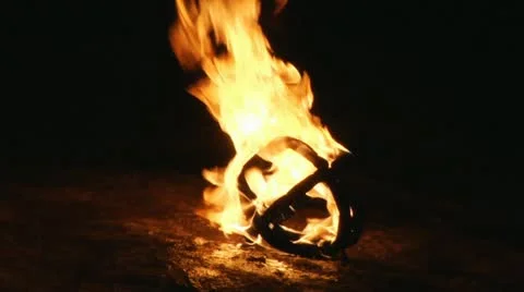 Fire show Vídeos de archivo 10915026