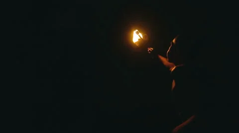 Fire show Stock Footage 50749247