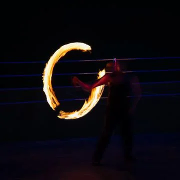 Fire show Stock Photos