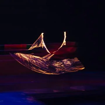 Fire show Stock Photos