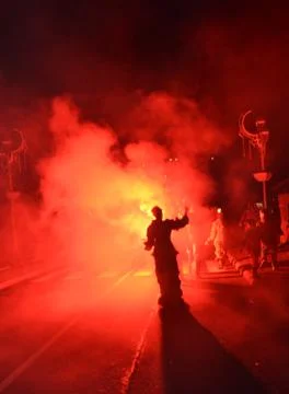 Fire show Stock Photos