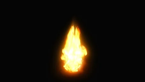 FIRE SIMULATION Stock Footage 122093322