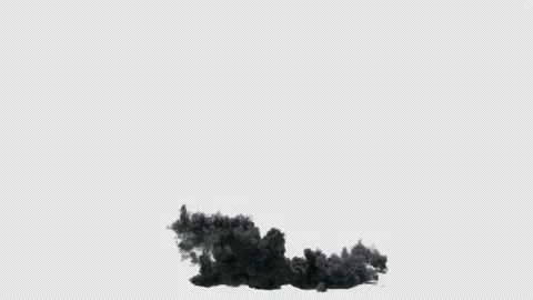 Fire Simulations, Fire explosion, 3d render,  With Alpha Channel Stock Footage 163441495