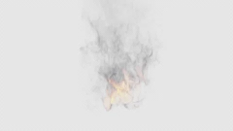 Fire Simulations, Fire explosion, 3d render,  With Alpha Channel Stock Footage 292002342