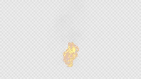 Fire Simulations, Fire explosion, 3d render,  With Alpha Channel Stock Footage 294998281