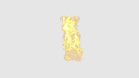 Fire Simulations, Fire explosion, 3d render,  With Alpha Channel Stock Footage 295544234