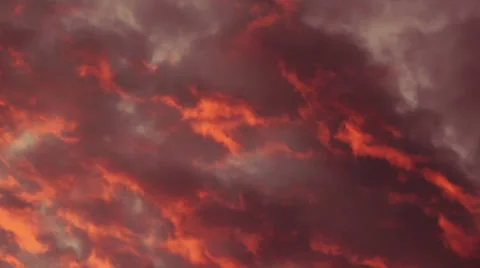Fire Skies (Time lapse) 4K 스톡 동영상 32880407