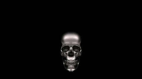Fire skull Stock Footage