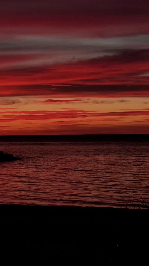 Fire In the Sky 1 Video stock 261499063