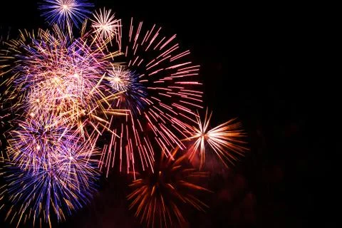 Fire in the sky Stock-Fotos