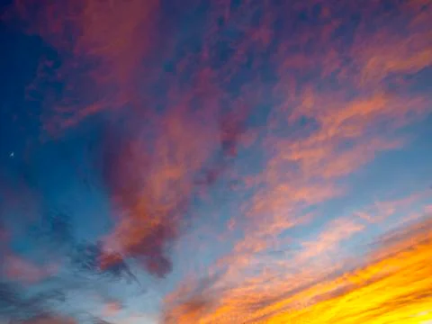 Fire in the sky Stock Photos