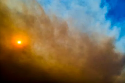 Fire in the sky Stock Photos