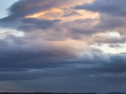 Fire in the sky. Stock Photos