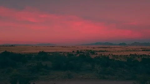 Fire In The Sky Sunset Video stock 91016559