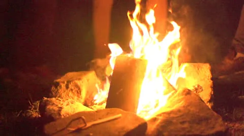Fire in slow motion (200fps) Stock-Footage 23651845