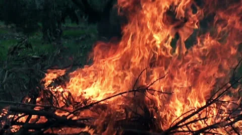 Fire in slow motion (3) Stock Footage 23374531