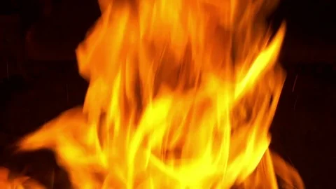 Fire-slow motion Stock Footage 79029276