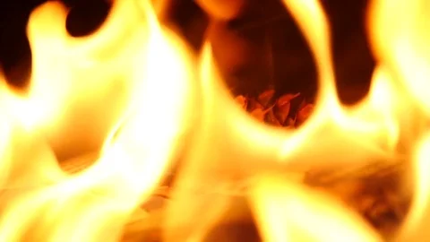 Fire in slow motion Stock Footage 84075226