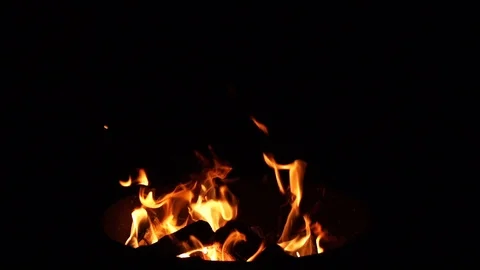 Fire Slow Motion Stock Footage 89621661