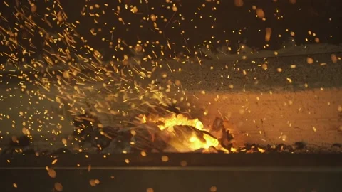 Fire Slow Motion Stock Footage 220120089