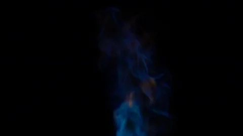 Fire,  slow motion of a torch flame Stock Footage 97360502