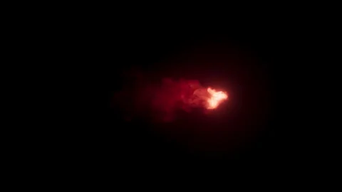 Fire Smoke Animation with Transparent Background for Transitions Stock-Footage 302404246