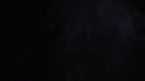 Fire smoke on a black background Stock Footage 252424236