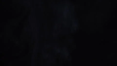 Fire smoke on a black background Stock Footage 252424310