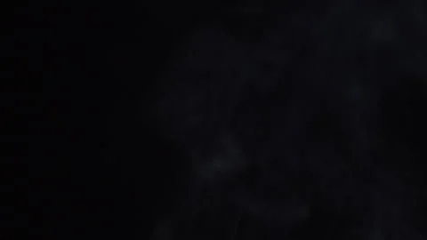 Fire smoke on a black background Stock Footage 252424324