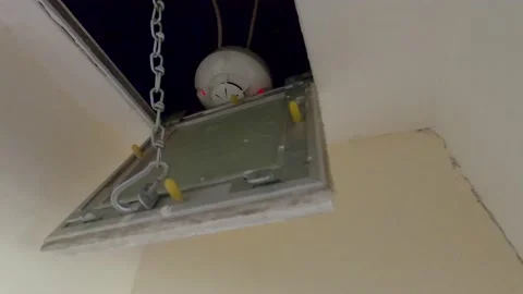 Fire smoke detectors Stock Footage 140513532