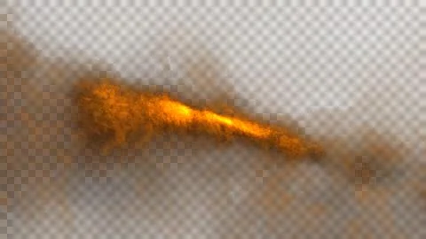 Fire smoke effect video background Stock Illustration