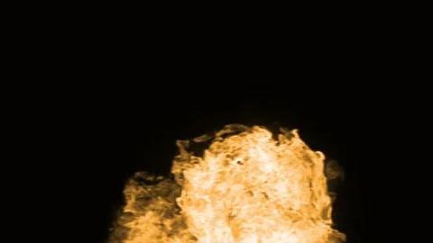 Fire smoke explosion with alpha Видео 145896241