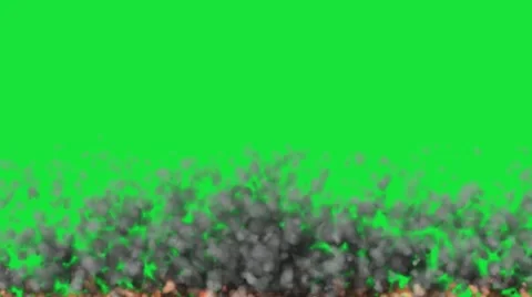 Fire smoke on green screen 库存影片 49539610