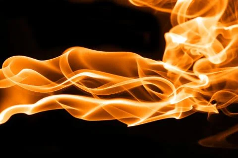 Fire smoke Stock Photos