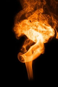 Fire smoke Stock Photos