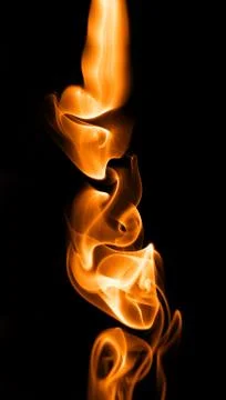 Fire smoke Stock Photos