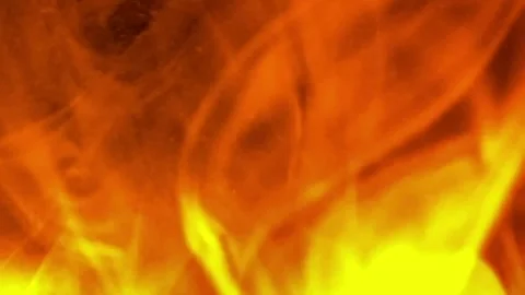 Fire smoke slow motion abstract video Stock Footage 155221065
