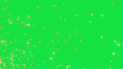 Fire Spark Particles Flying Around Animatio Green Screen Video stock 303448337