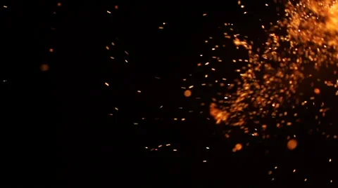 Fire spark particles Stock-Footage 67607513