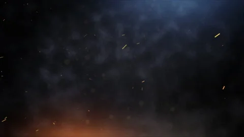 Fire sparkle particles with flare shining  abstract background. Stock Footage 135513402