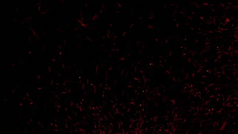 Fire sparkles background Video stock 200887601