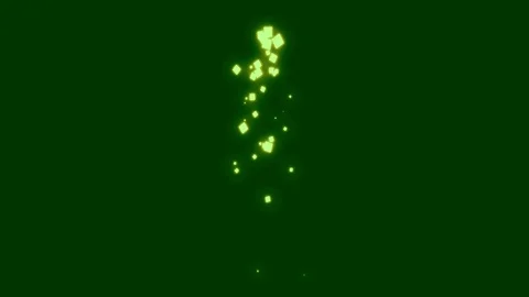 Fire sparkles motion graphics with green screen background Stock Footage 124059788