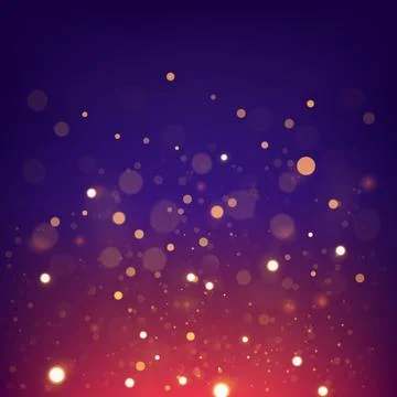 Fire Sparks on Abstract Background, Vector Illustration Stock Illustration