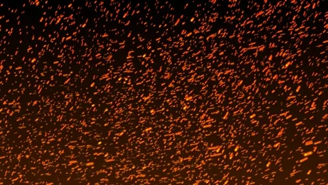Fire sparks and glowing ember particle Stock Footage 336014499