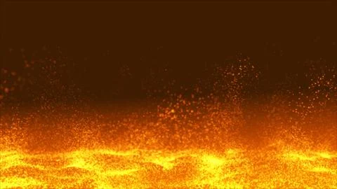 Fire sparks in the background. Abstract dark glitter fire particle lights. .. Stock Illustration