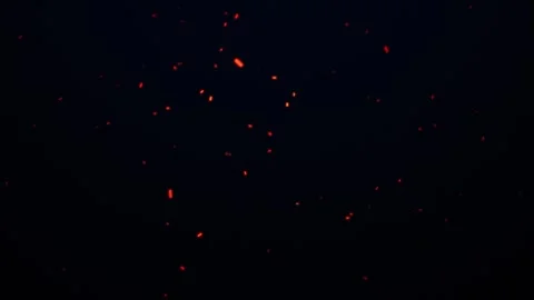 Fire sparks background Stock Footage 286370948