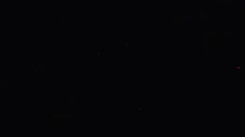 Fire Sparks Embers Rising Corner Glowing Particles Black Background Vidéo 274454994