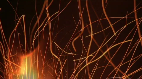 Fire sparks Stock Footage 737093