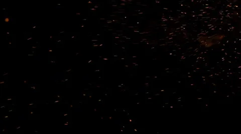 Fire sparks Stock Footage 67607727