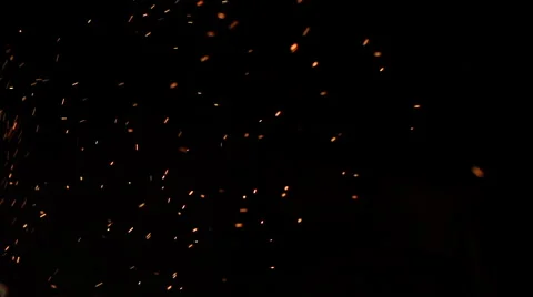 Fire sparks Stock Footage 67607887